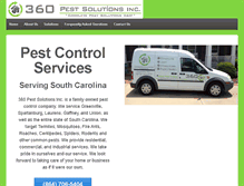 Tablet Screenshot of 360pestsolutionsinc.com